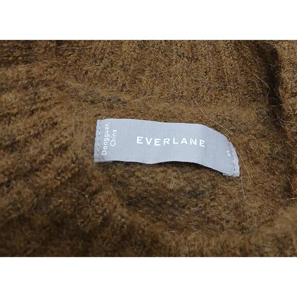 Everlane womens medium alpaca rust mustard yellow sweater super soft - Picture 5 of 8